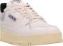 Autry Low-Top Sneakers Minimalist White Calfskin Sneakers With Silver Acc in wit - Thumbnail 11