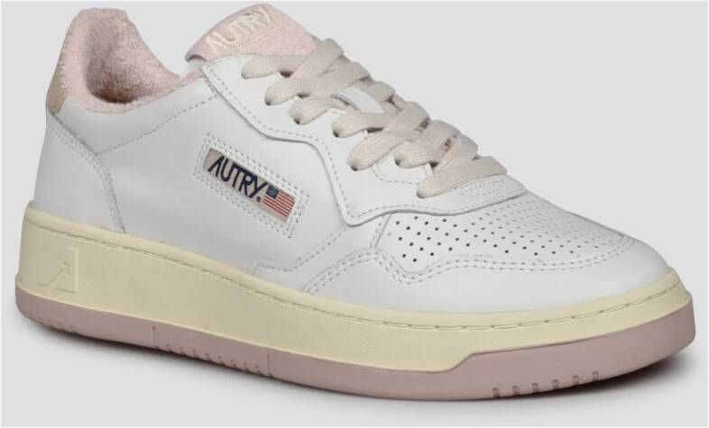 Autry Lage Sneakers met Suède Details White Dames