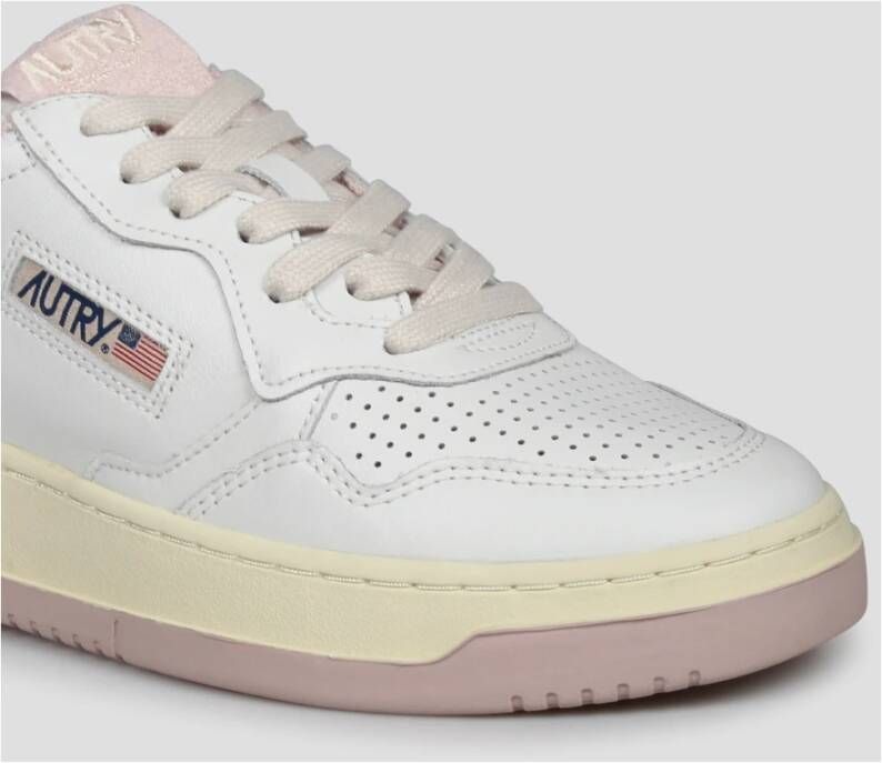 Autry Lage Sneakers met Suède Details White Dames