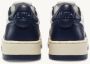 Autry Vintage-geïnspireerde witte en groene leren sneakers White Heren - Thumbnail 3