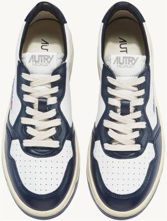 Autry Lage Top Medalist Sneakers White Heren