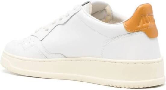 Autry Lage Top Sneakers Wit Honing White Heren