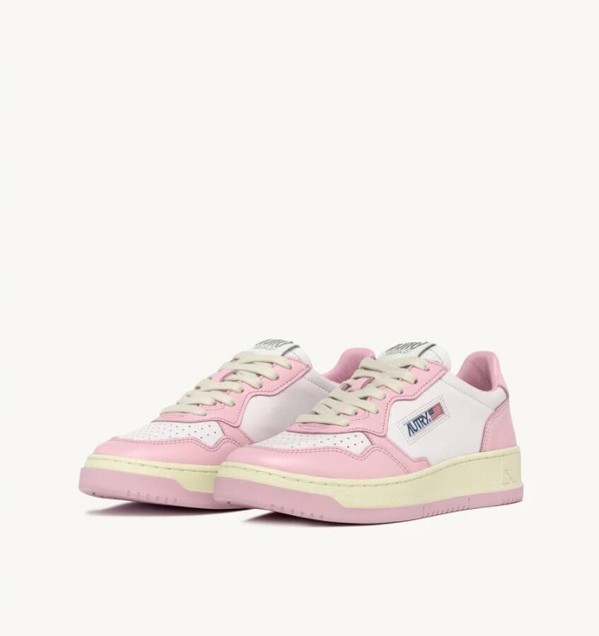 Autry Lage Vrouw Medalist Sneakers Pink Dames