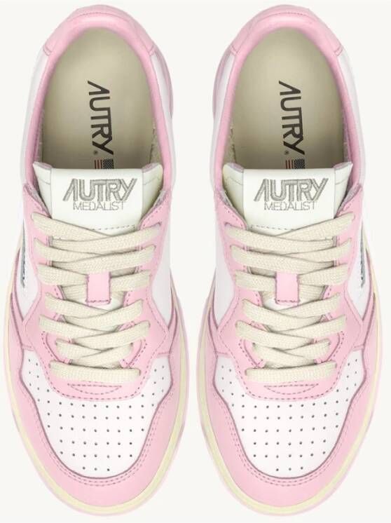 Autry Lage Vrouw Medalist Sneakers Pink Dames