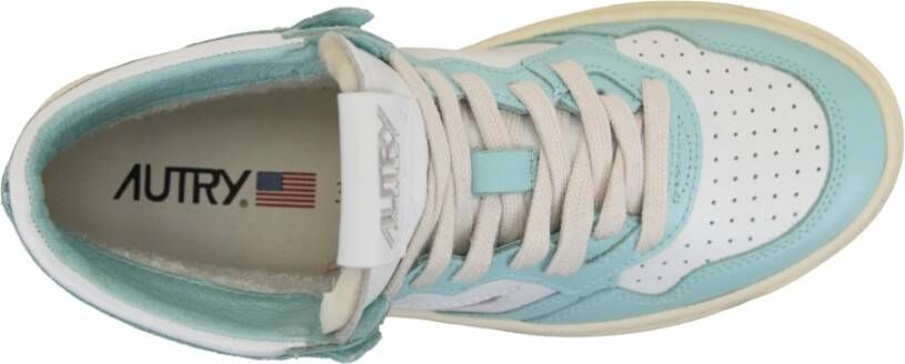Autry Leren damessneakers met veters Blue Dames