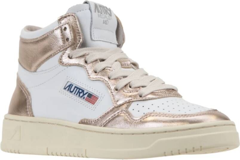 Autry Leren damessneakers met veters Multicolor Dames