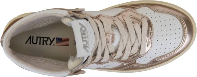 Autry Leren damessneakers met veters Multicolor Dames