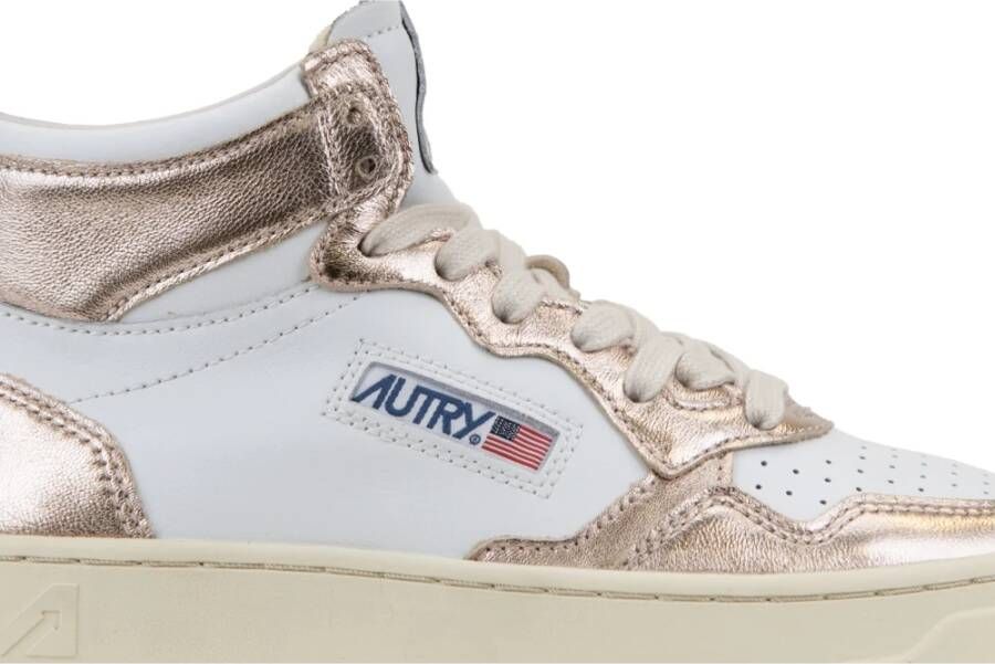 Autry Leren damessneakers met veters Multicolor Dames