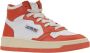 Autry Leren damessneakers met veters Orange Dames - Thumbnail 2