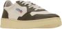 Autry Lage Top Canvas en Leren Sneakers Beige Heren - Thumbnail 5