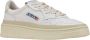 Autry Leren en stoffen vetersneakers White Dames - Thumbnail 2