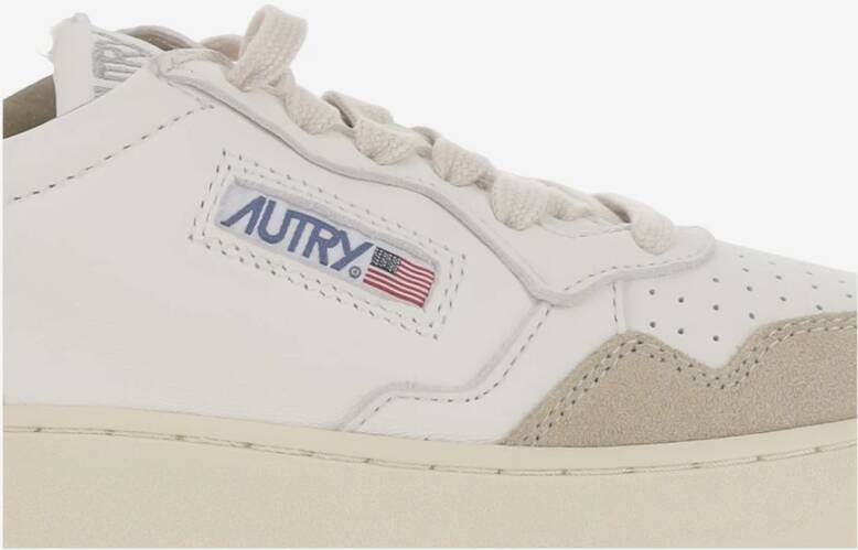 Autry Leren en Suède Lage Sneakers