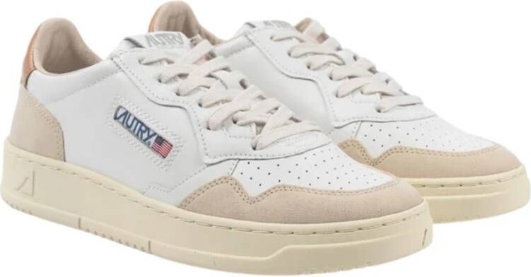 Autry Leren en suède sneakers met comfort Multicolor Heren