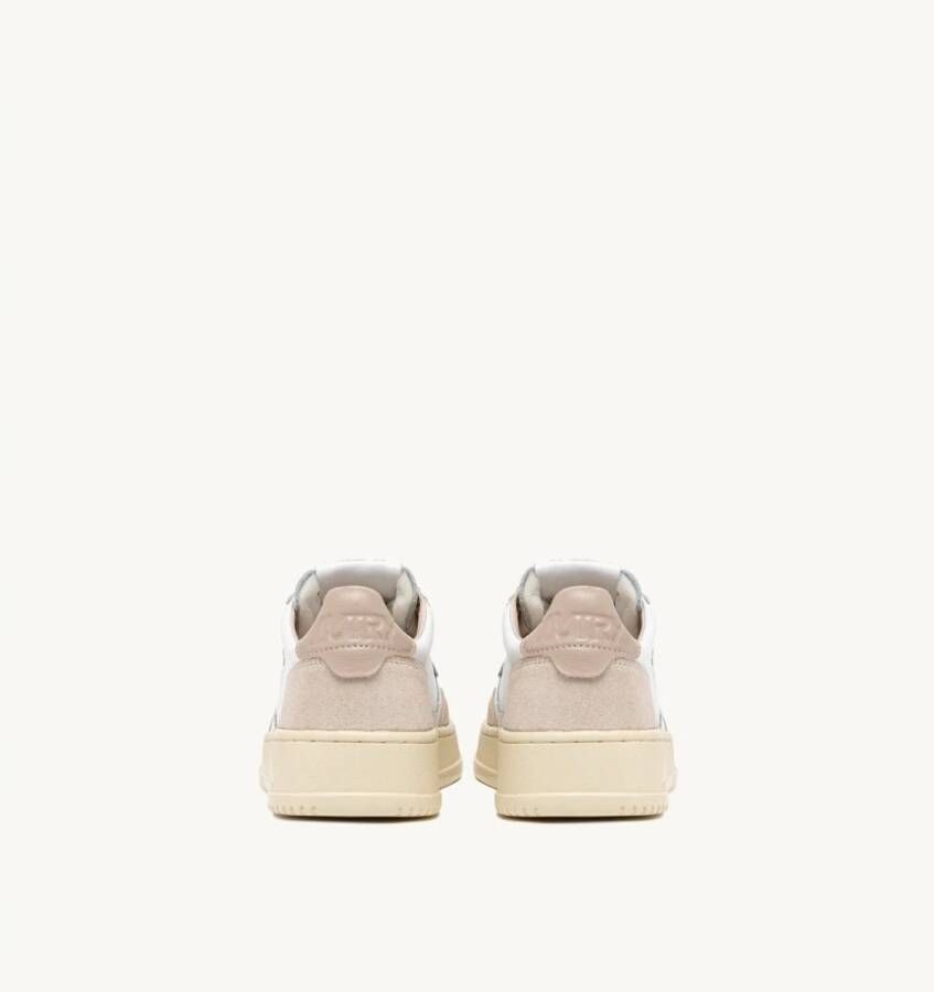 Autry Leren en suède sneakers White Dames