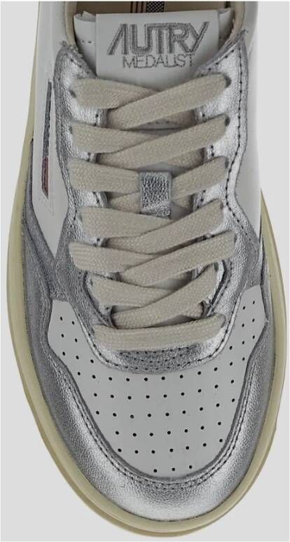 Autry Leren Lage Platform Sneakers Multicolor Dames