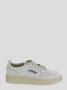Autry Witte Medalist Sneakers Logo Patch White Dames - Thumbnail 3