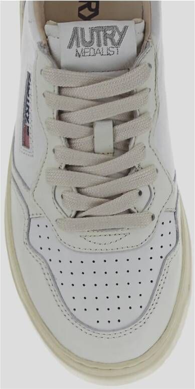 Autry Leren Lage Sneakers White Dames