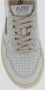 Autry Witte Medalist Sneakers Logo Patch White Dames - Thumbnail 6