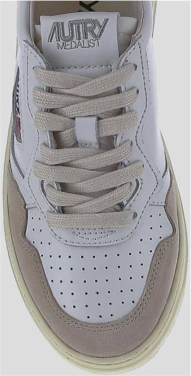 Autry Lage Leren Sneakers Beige Heren