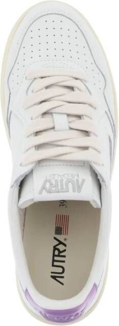 Autry Leren Medalist Lage Sneakers White Dames