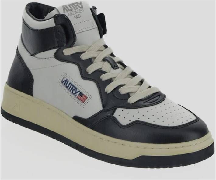Autry Leren Mid Sneakers Multicolor Heren