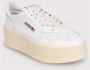 Autry Leren Platform Sneakers White Dames - Thumbnail 2
