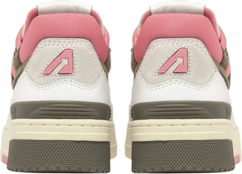 Autry Leren schoenen met rubberen zool White Dames