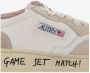 Autry Witte Leren Sneakers met Sterren en Strepen Design White Dames - Thumbnail 13