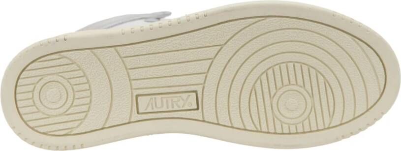 Autry Leren sneakers met veters voor dames White Dames