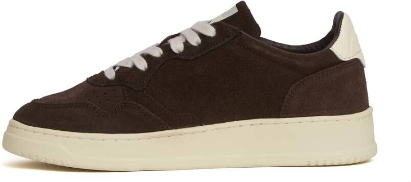 Autry Leren Sneakers Moka wht Aw25