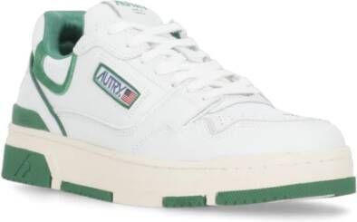 Autry Leren sneakers voor heren met ademende details Wit Heren