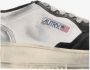 Autry Leren Veterschoenen Kleurblok Ontwerp Wit Dames - Thumbnail 11