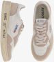 Autry Witte leren sneakers met geperforeerde neus en geborduurd logo White Dames - Thumbnail 5