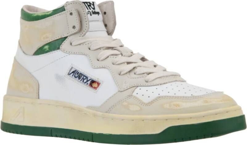 Autry Leren Veterschoenen Vintage Stijl Multicolor Heren
