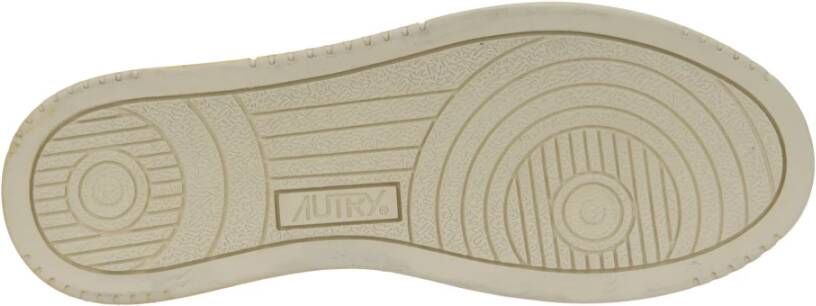 Autry Leren Veterschoenen Vintage Stijl White Dames