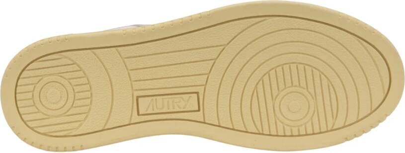 Autry Leren Veterschoenen voor Dames White Dames
