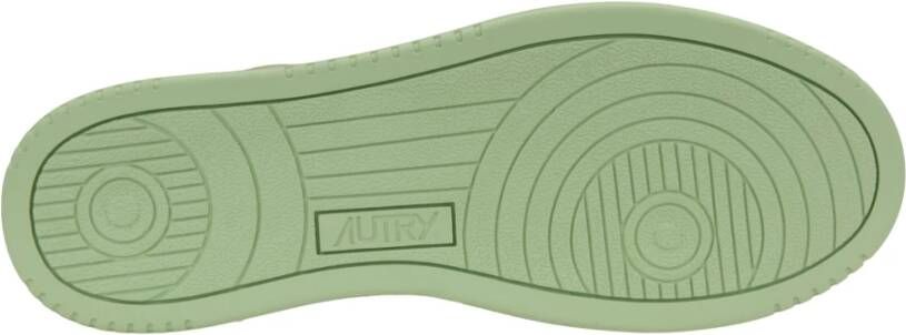Autry Leren Vetersneakers Green Heren