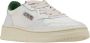 Autry Leren Vetersneakers met Schubbige Neus White Dames - Thumbnail 2