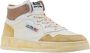 Autry Leren Vetersneakers met Suède Inzetstukken White Dames - Thumbnail 2