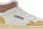 Autry Leren Vetersneakers met Suède Inzetstukken White Dames - Thumbnail 5