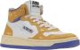 Autry Leren Vetersneakers Vintage Stijl Yellow Dames - Thumbnail 8