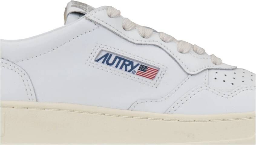 Autry Leren Vetersneakers voor Dames