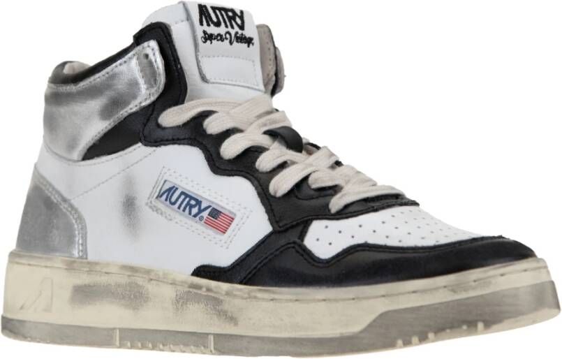 Autry Leren Vetersneakers voor Dames Multicolor Dames