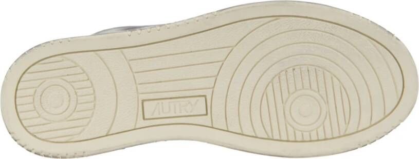 Autry Leren Vetersneakers voor Dames Multicolor Dames