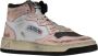 Autry Leren Vetersneakers voor Dames Pink Dames - Thumbnail 2