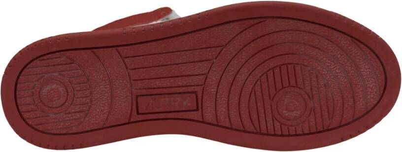 Autry Leren Vetersneakers voor Dames White Dames