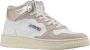 Autry Leren Vetersneakers voor Dames White Dames - Thumbnail 4