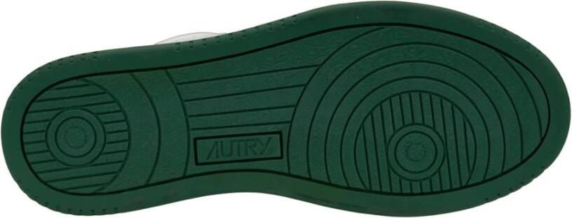 Autry Leren Vetersneakers voor Dames White Dames