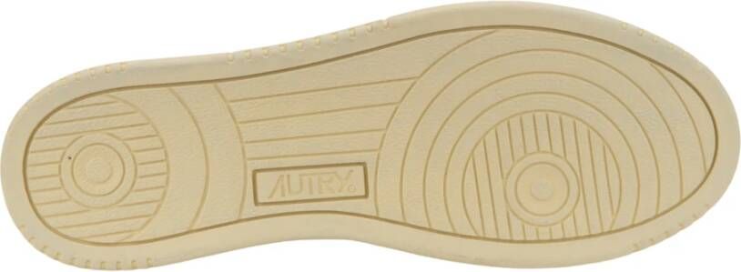 Autry Leren Vetersneakers voor Heren White Heren