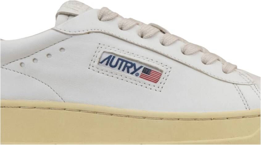 Autry Leren Vetersneakers voor Vrouwen
